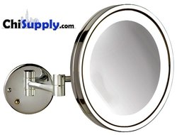 LED Hardwire Makeup Mirror in Chrome Finish