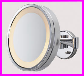 Large Chrome 10 Make Up Mirror