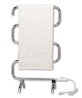 Chrome Classic Portable Free Standing or Wall Mount Towel Warmer