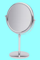 Chrome Pedestal Vanity Makeup Mirror 5X