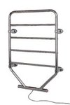 Satin Nickel Traditional Free Standing or Wall Mount Combination Towel Warmer