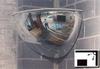 26 Inch Acrylic Quarter Dome 90 Degree Dome Mirror